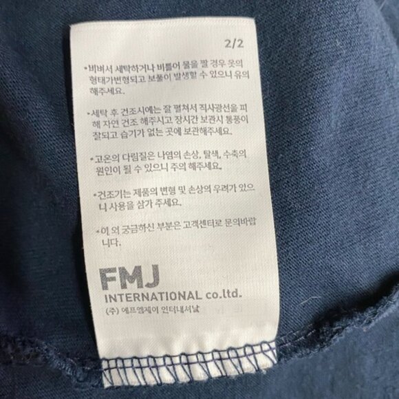 The Worth Now Navy Blue Highlight Good Point Graphic T Shirt M - Picture 5 of 13